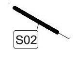 Elite Force/KWC 1911 CO2 Blowback Airsoft Pistol Air Nozzle Return Spring