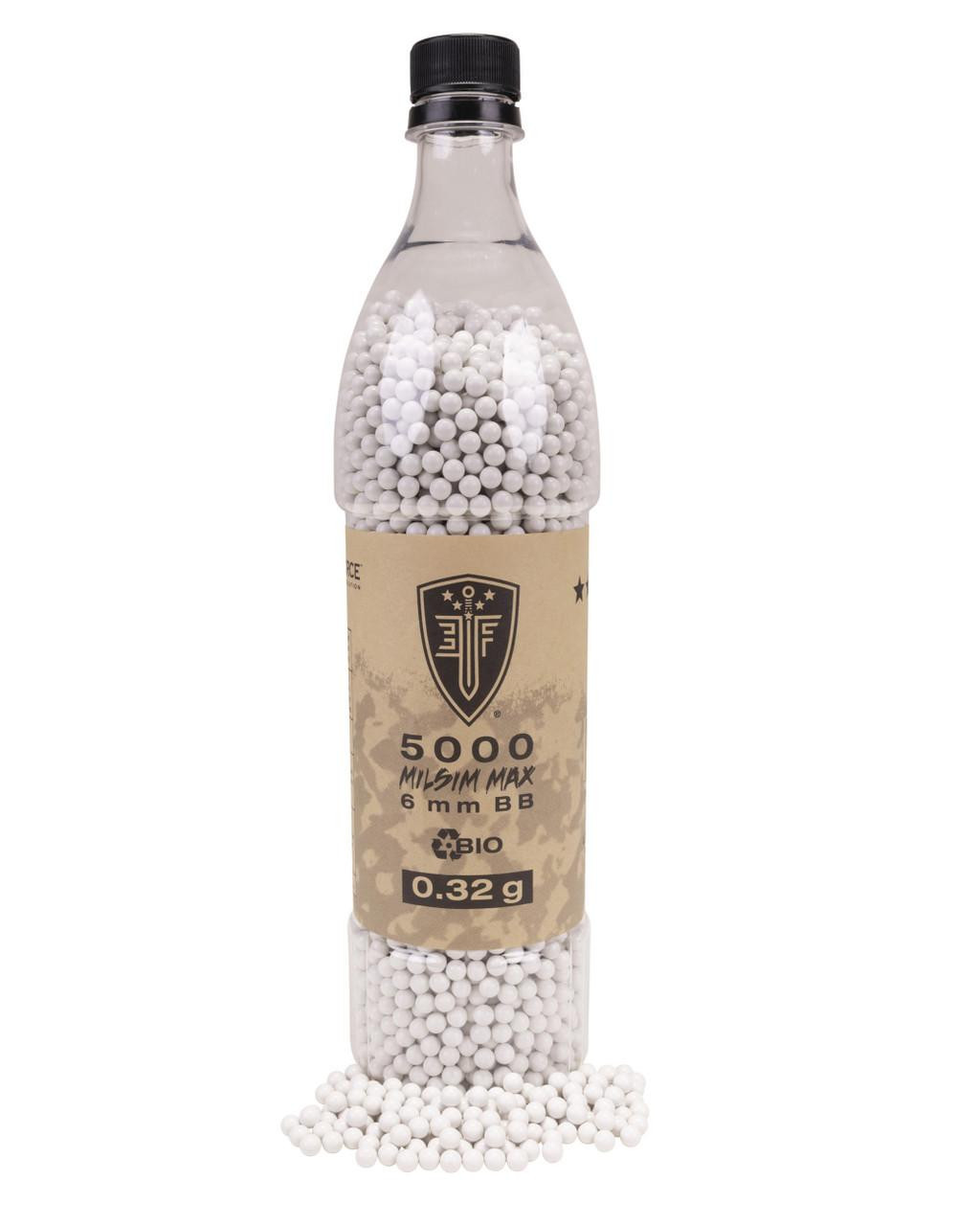 Elite Force MILSIM MAX 0.32g Bio Airsoft BBs 5000ct, White