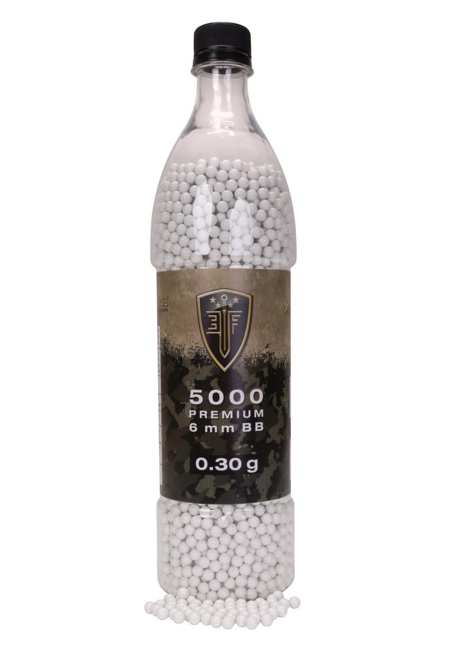 Elite Force Premium 0.30g 5000ct Airsoft BBs, White