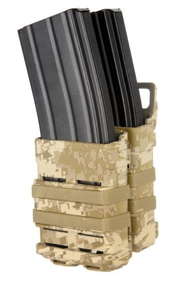 Emerson Quick Draw Double M4 Magazine Holster - Desert Digital Camo