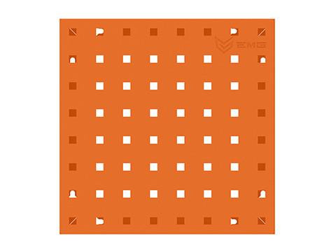 EMG Battle Wall System 12 x 12 Weapon Display & Storage Panels, Orange