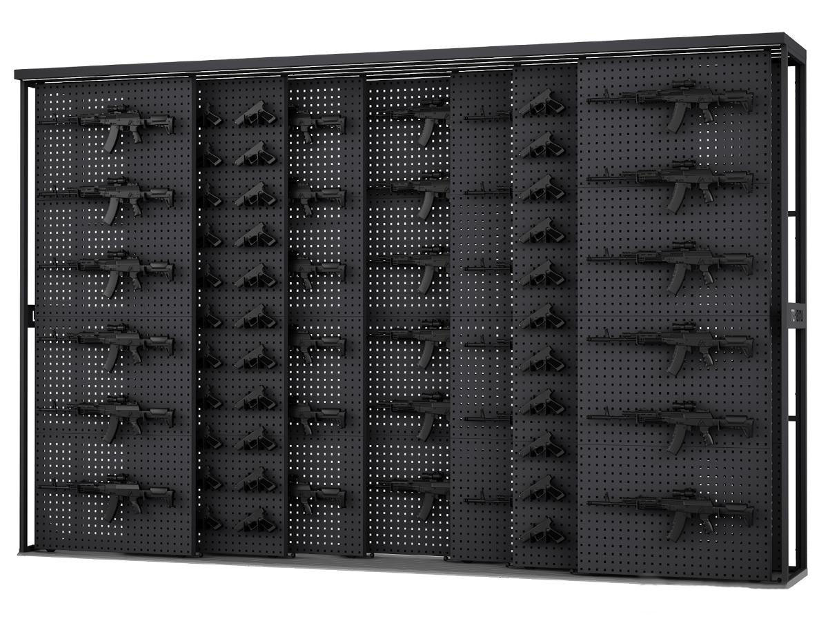 EMG "Battle Wall System" Weapon Display & Storage Solution Modular Sliding Wall Rack, Standard Frame