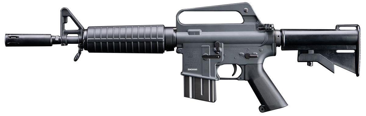 EMG Colt Licensed Historic Models XM177E1 Airsoft AEG Rifle, Black