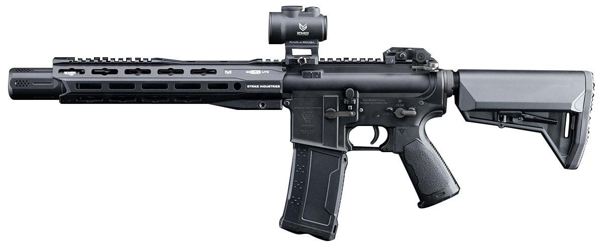 EMG Custom Strike Industries "Sentinel" AR15 Airsoft AEG w/ Gridlock Lite Handguard, Black