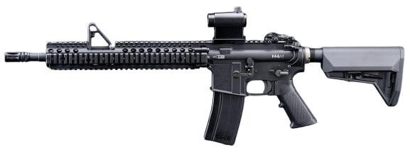 EMG / Daniel Defense Licensed M4A1 SOPMOD Block II Gas Blowback Airsoft Rifle, Black