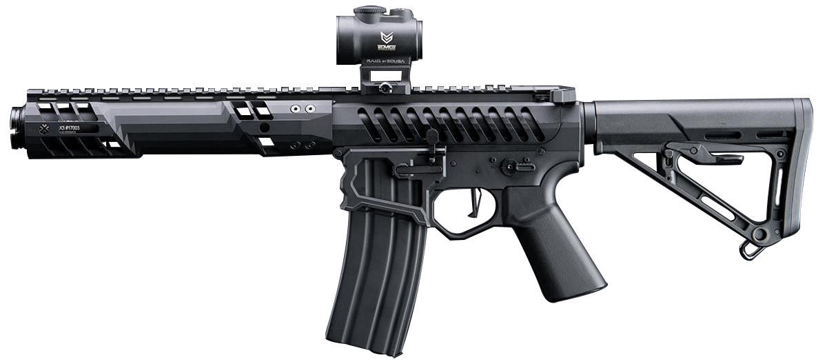 EMG F-1 Firearms SBR Airsoft CO2 GBB Training Airsoft Rifle, Black