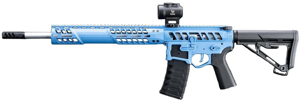 EMG F1 UDR-15 Carbine AR-15 AEG Airsoft Rifle, Blue