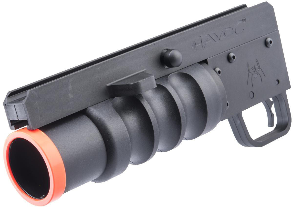 EMG Helios Spike's Tactical Side-Loading Havoc Airsoft 40mm Grenade Launcher, Black
