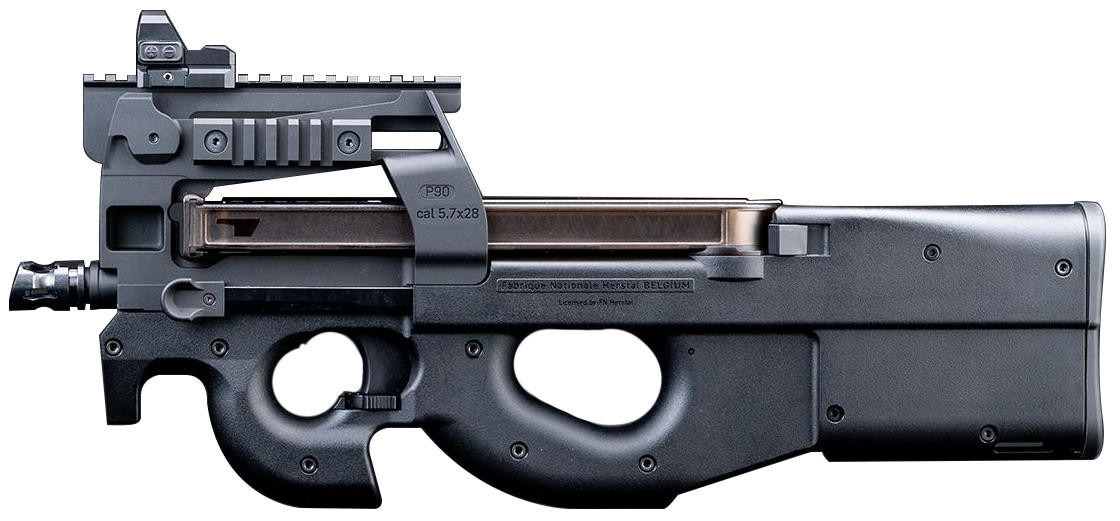 EMG / KRYTAC Cybergun Licensed FN Herstal P90 Airsoft AEG Training Rifle, Black