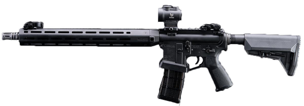 EMG Lancer Systems Licensed L15 Defense 15" Airsoft AEG Rifle, Black