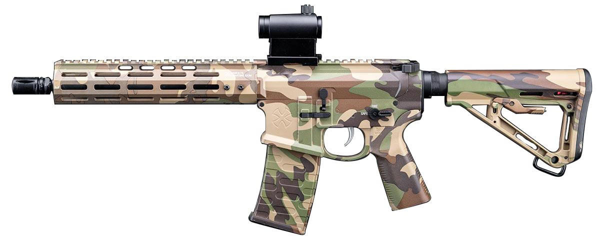 EMG NOVESKE Gen4 Licensed Airsoft AEG Rifle, Woodland Camo