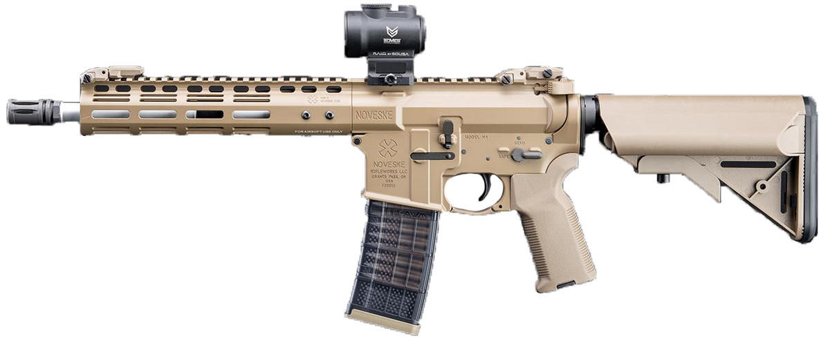 EMG Noveske Licensed N4 Gen 3 Airsoft AEG Rifle, FDE