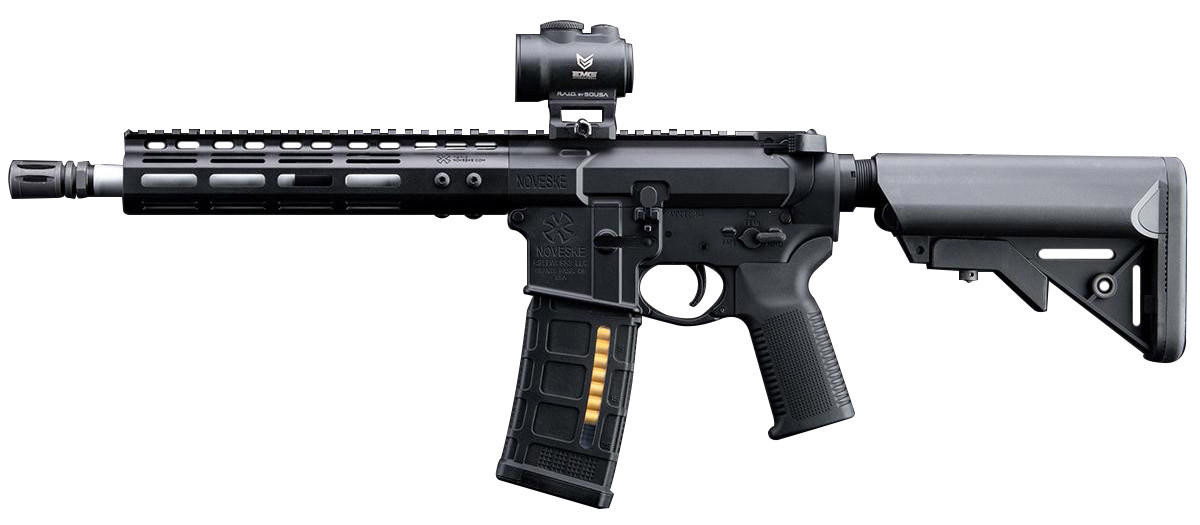 EMG Noveske Licensed N4 MWS Gen3 Green Gas Blowback GBB Airsoft Rifle, Black