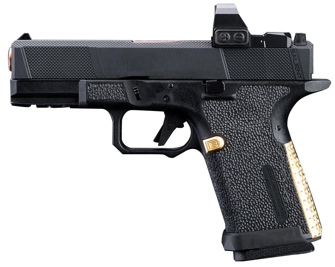 EMG SAI BLU Compact w/ EMG Tier One Utility RMR-Cut Slide GBB Airsoft Pistol, Rose Gold