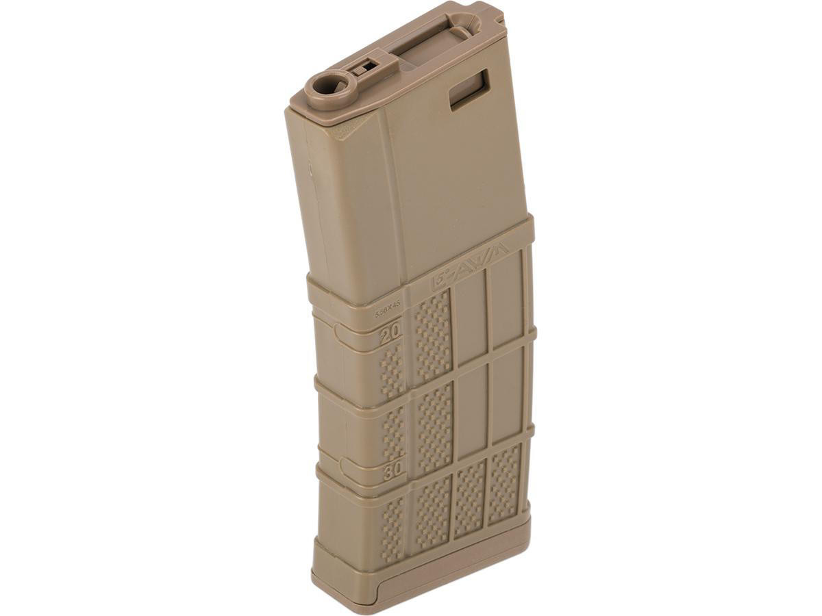 EMG/SOCOM Gear 340rd Lancer Systems Licensed L5 AWM Hi-Cap Airsoft AEG Magazine, Flat Dark Earth