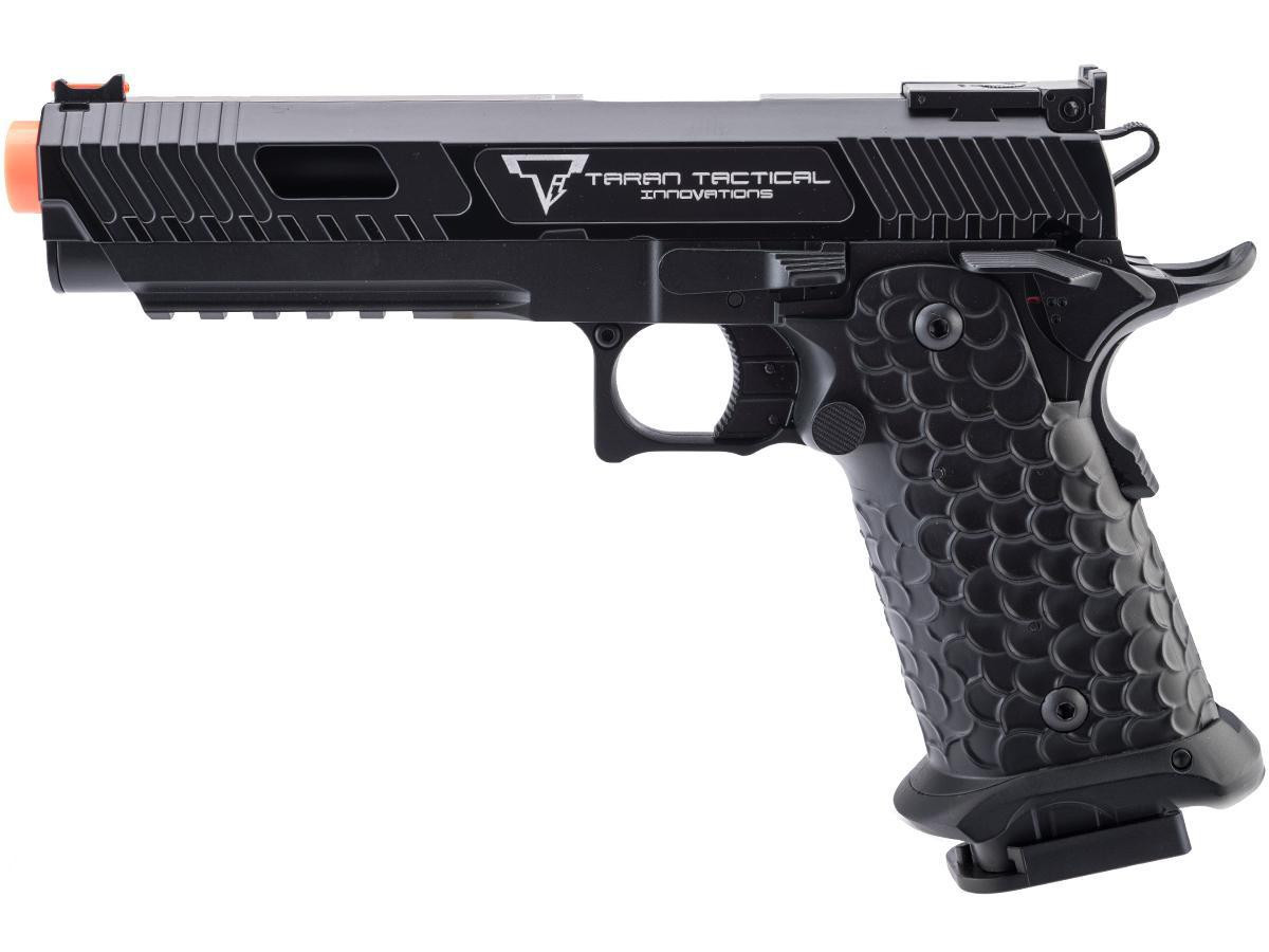 EMG TTI Licensed 2011 Combat Master Full Auto Select Fire AEP Airsoft Pistol, Black