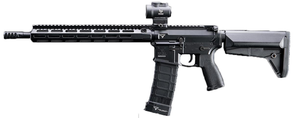EMG TTI Licensed TR-1 M4E1 "Ultralight" Carbine Airsoft AEG Rifle, Black