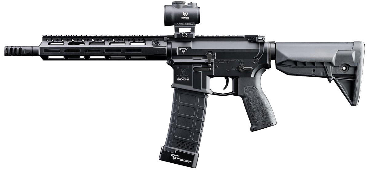 EMG TTI Licensed TR-1 M4E1 SBR M-LOK "Ultralight" Airsoft AEG Rifle, Black