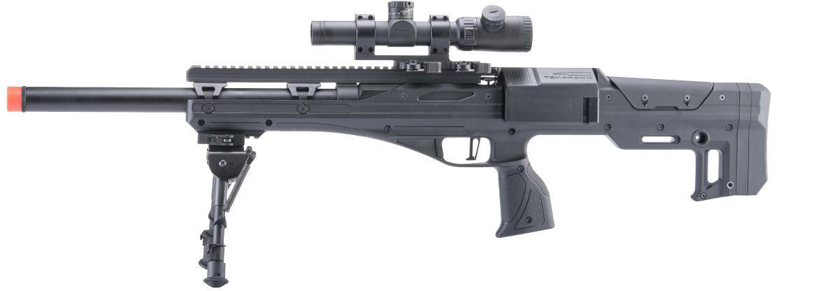 EMG x ICS CXP-TOMAHAWK Bolt Action Airsoft Sniper Rifles, Black