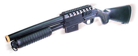 Everblast M87LA Full Stock Airsoft Shotgun by UTG