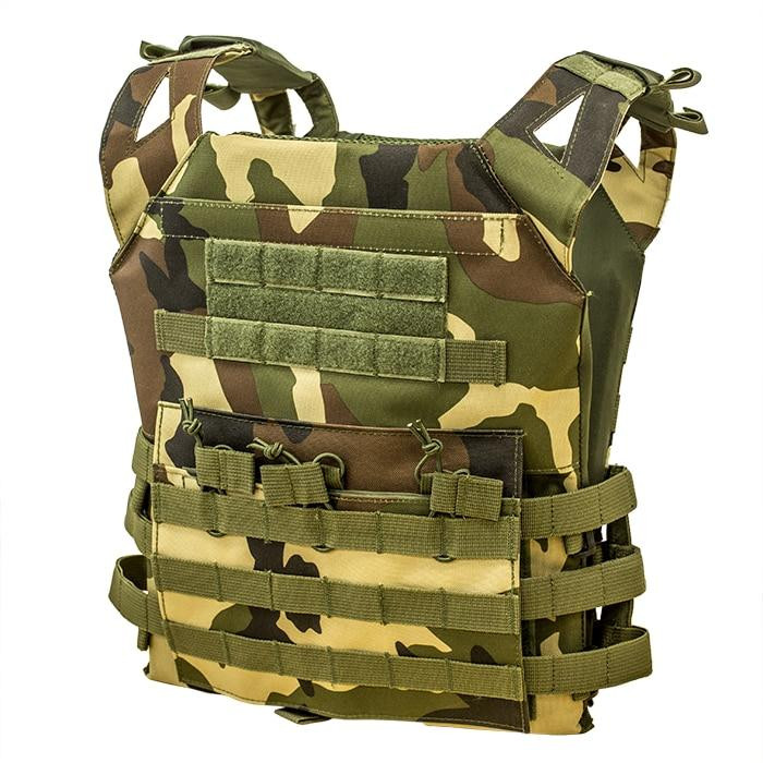 Firepower JPC Plate Carrier, Woodland Camo, Large