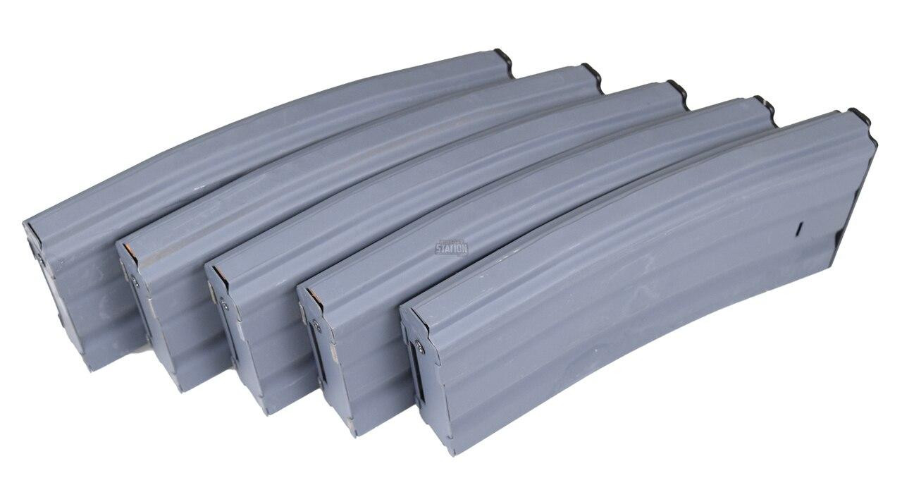 Firepower Metal M4 Mid Cap Magazines, Case of 5