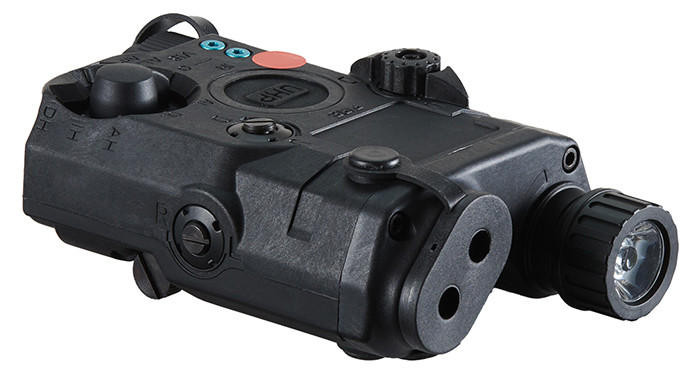 FMA Labs PEQ LA5-C Upgraded Version LED w/ Red Laser, Black