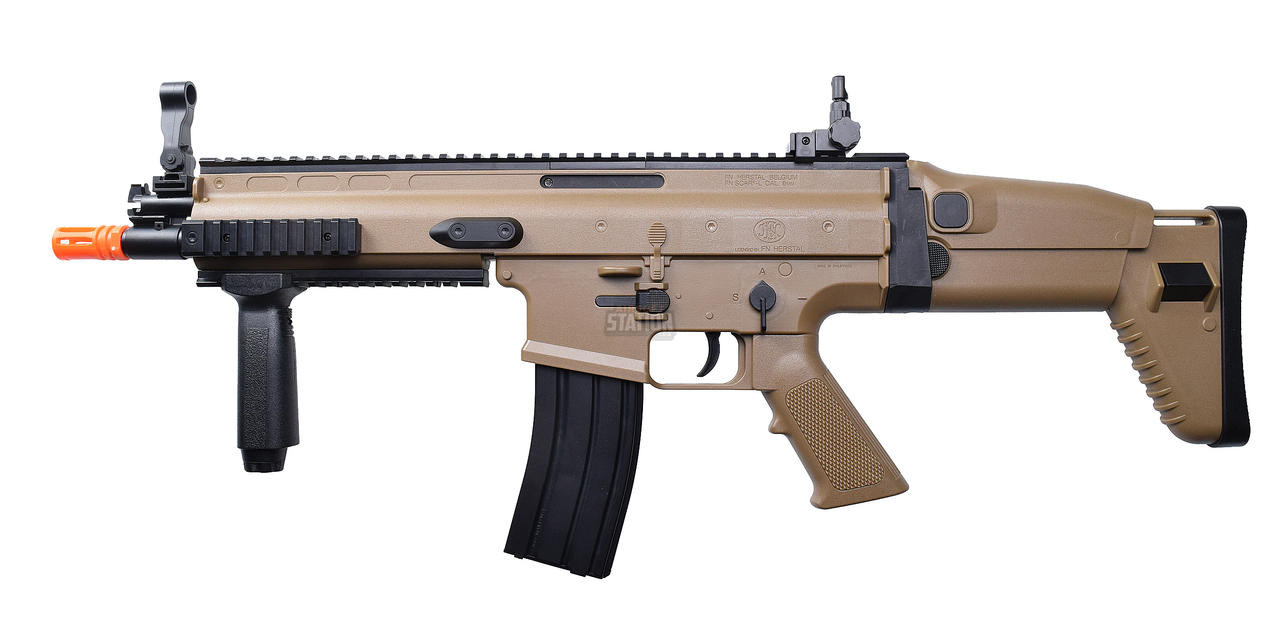 FN Herstal SCAR-L Spring Powered Airsoft Gun, Tan