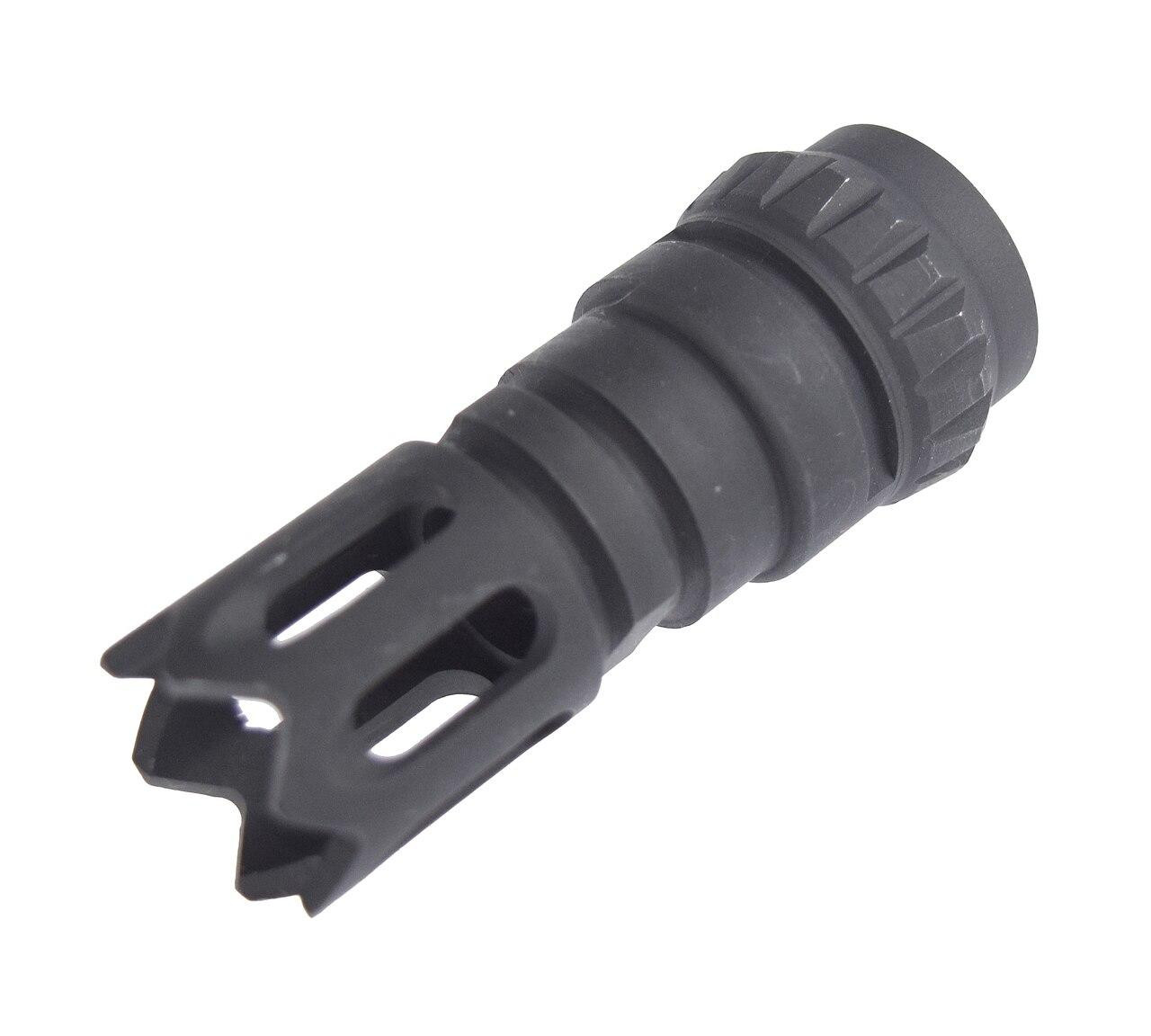 Full Metal AAC Style Phantom Airsoft Flash Hider -14mm