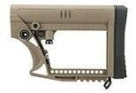 G-Force Adjustable Stock w/ Cheek plate for Carbine Airsoft Rifles, Tan