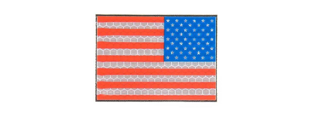 G-Force American Flag Reflective Morale Patch, Right Side
