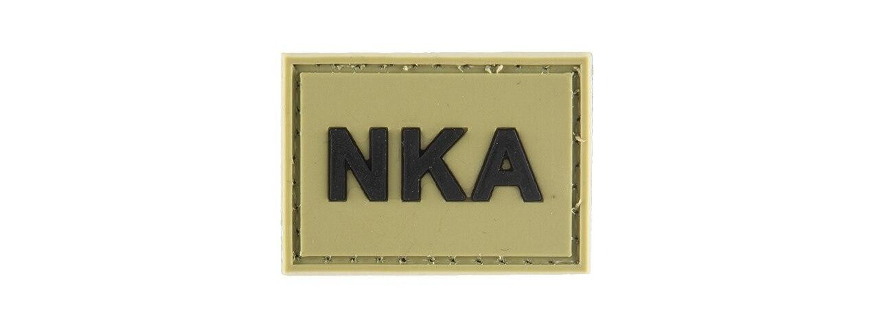 G-Force NKA "No Known Allergies" PVC Morale Patch, OD Green