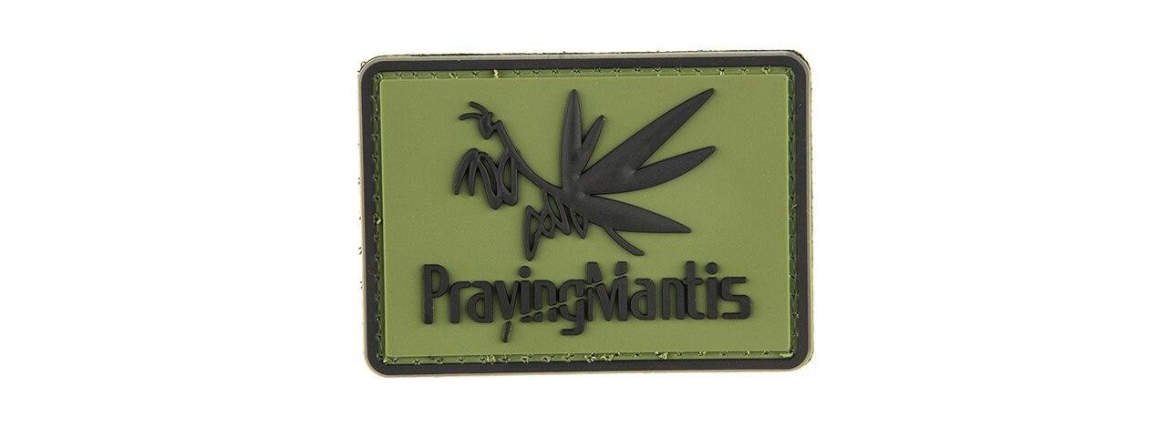 G-Force Praying Mantis Morale Patch PVC Morale Patch, OD Green