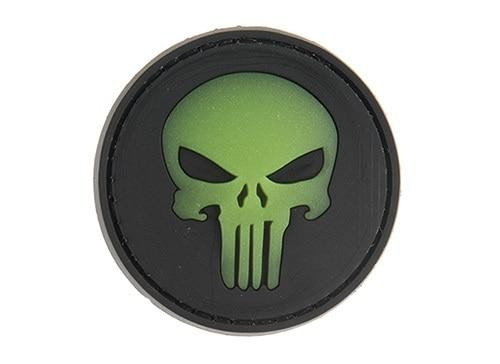 G-Force Round Punisher Glow-In-The-Dark PVC Morale Patch