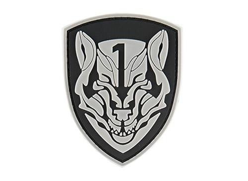 G-Force Shield Wolf Morale Patch, White