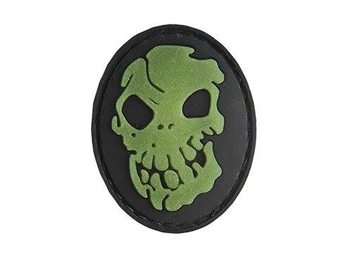 G-Force Skull Glow-In-Dark PVC Patch