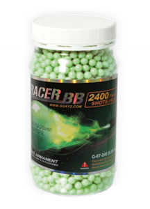G&G 0.28g 2400Ct. Tracer BBs, Green
