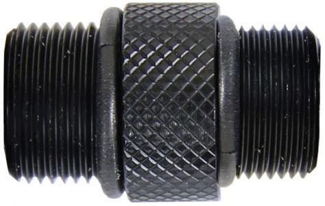 G&G 14mm CCW Adapter - 12mm Inner to 14mm Outer UVT, Black