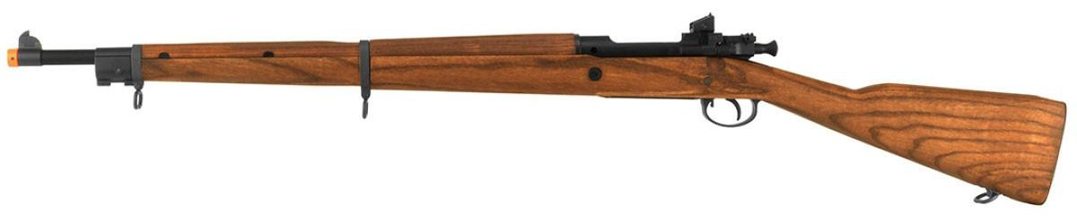 G&G A3 WWII CO2 Bolt Action Airsoft Rifle, Real Wood
