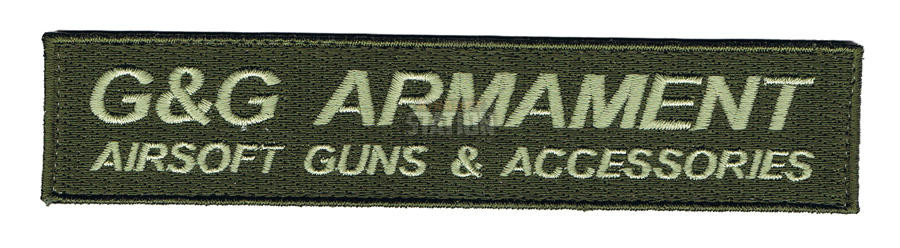 G&G Armament Official Velcro Patch, Long, OD
