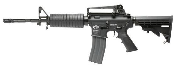 G&G CM16 Carbine AEG Airsoft Rifle w/ Battery and Charger, Black