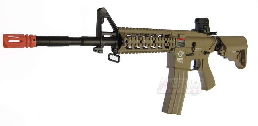 G&G CM16 Raider-L Tan High Velocity Version Airsoft Rifle