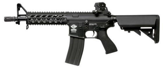 G&G CM16 Raider Short AEG Airsoft Rifle w/ Battery & Charger, Black