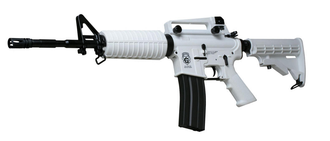 G&G Combat Machine M4A1 Chione Winter White Blowback Airsoft Rifle