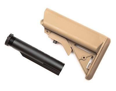 G&G Extended Battery Crane Stock & Buffer Tube Kit, Tan