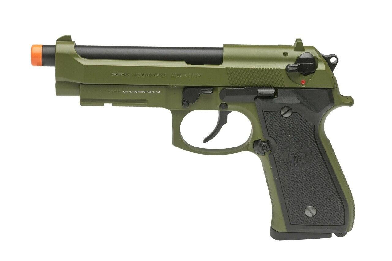G&G GPM92 Gas Blowback Airsoft Pistol, Hunter Green