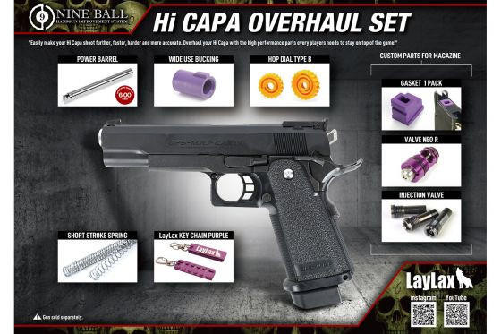 G&G LayLax NINE BALL Hi Capa Overhaul Set