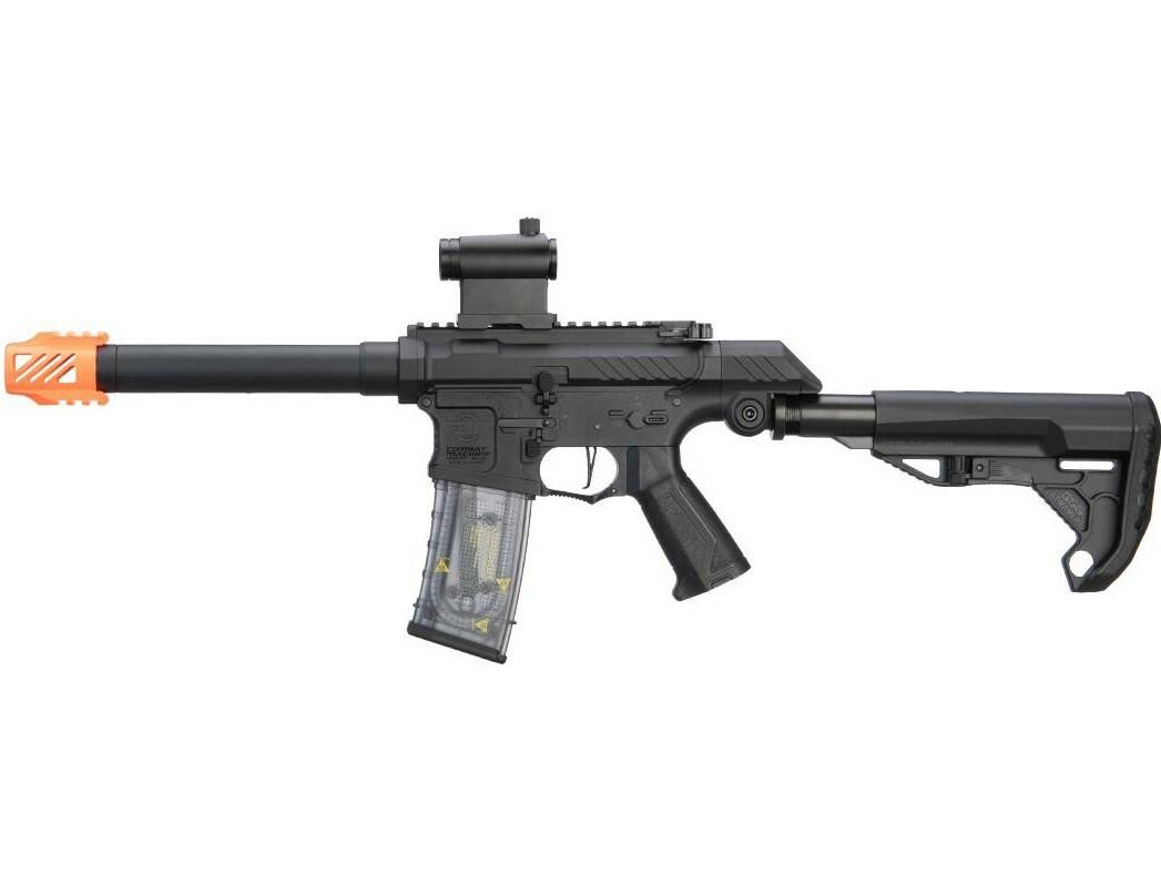 G&G SSG-1 USR Airsoft AEG Rifle w/ Variable Angle Stock and ETU MOSFET, Black