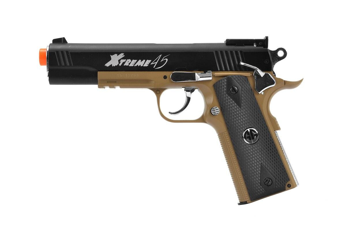 G&G Xtreme 45 CO2 Blowback Airsoft Pistol, Tan