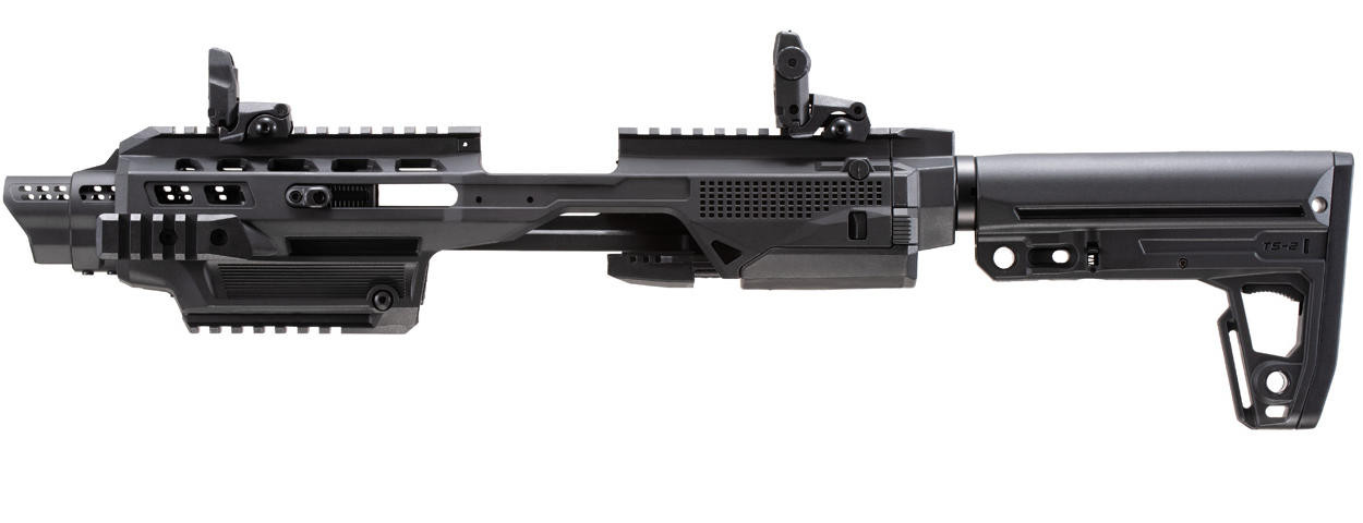 G-Series Airsoft Pistol Carbine Conversion Kit w/ Telescoping Stock, Black